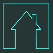 Logotipo de Neon Bricks Vastgoed