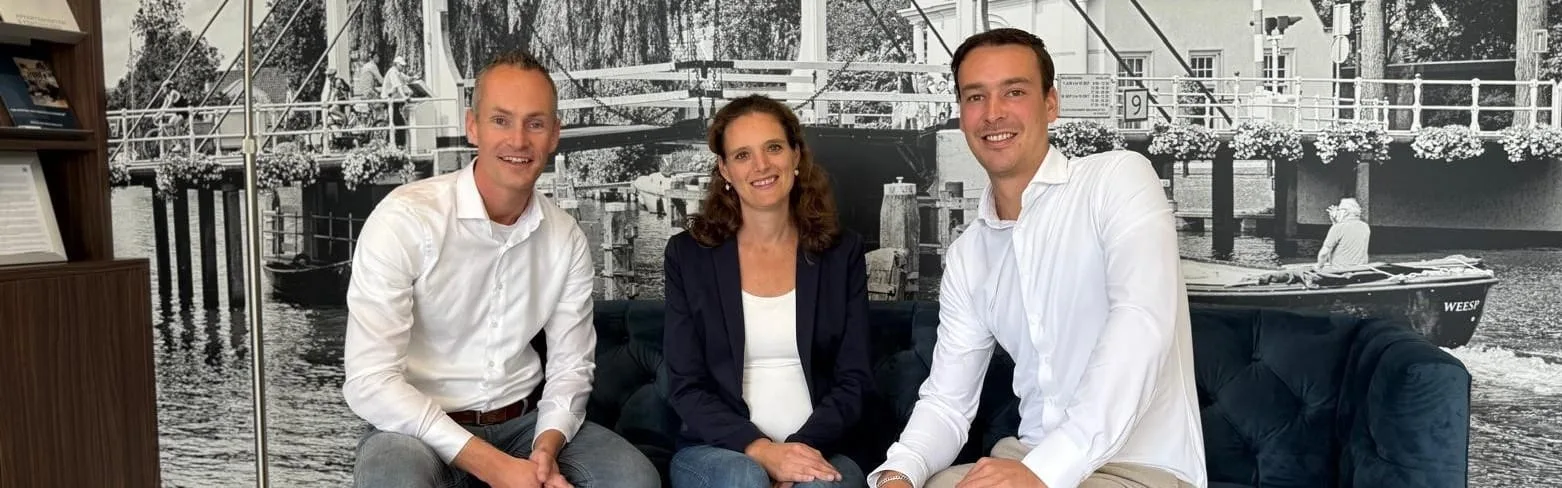 Team foto van Nienaber Makelaars Muiden