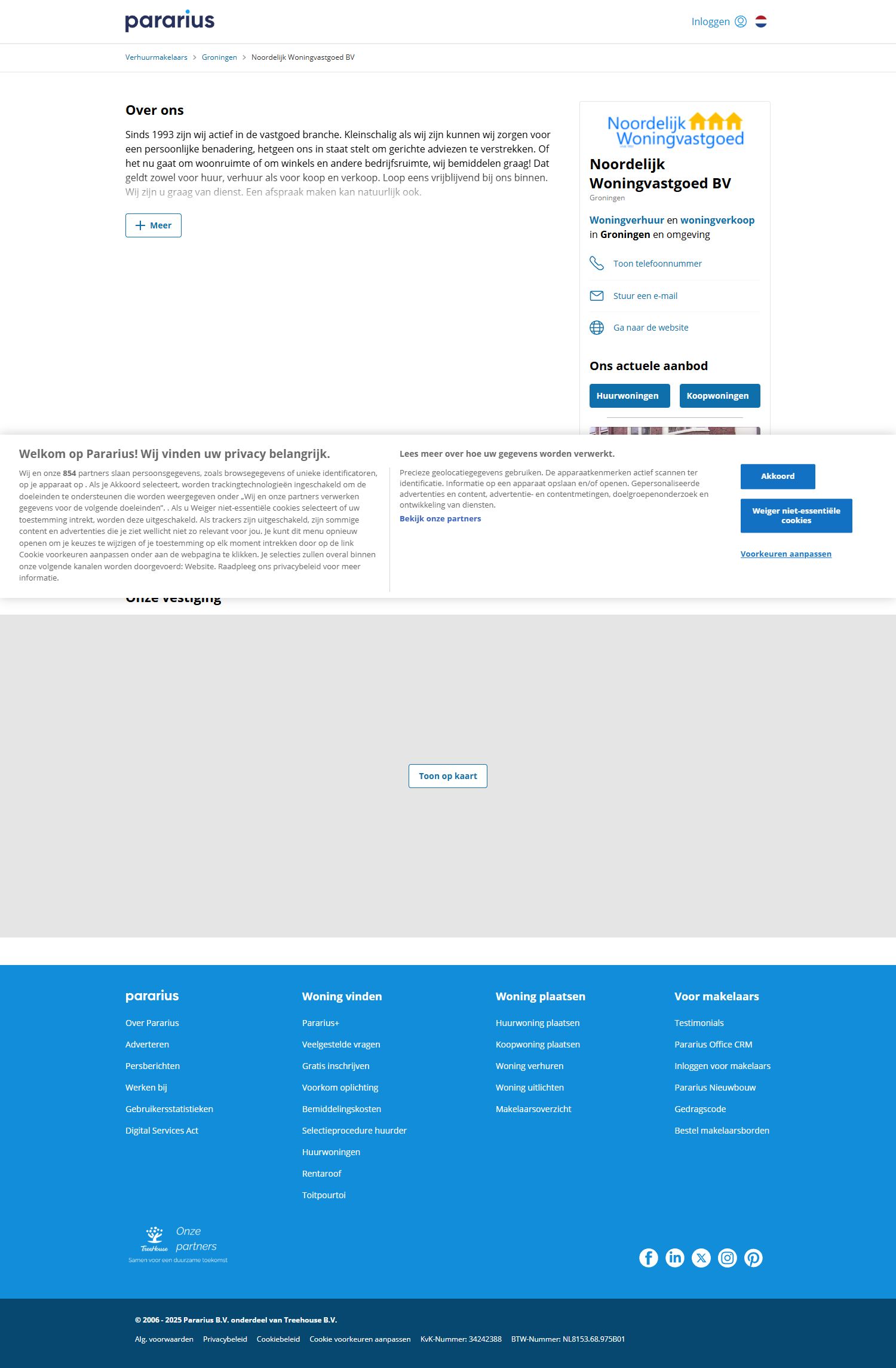 Screenshot van de website van www.noordelijkwoningvastgoed.nl