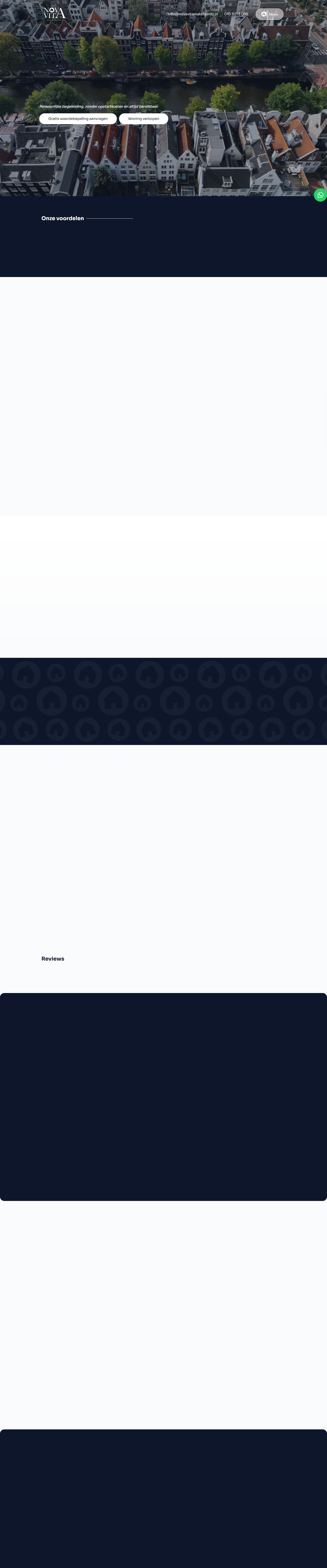 Screenshot der Website von novavitamakelaardij.nl