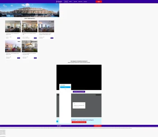 Screenshot der Website von www.oeihousing.com
