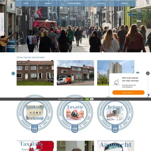Screenshot van de website van www.oldenkotte.com