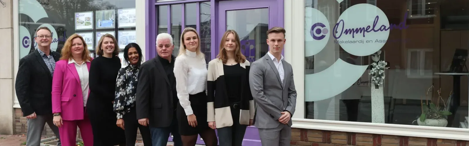 Team foto van Ommeland Makelaardij en Assurantiën