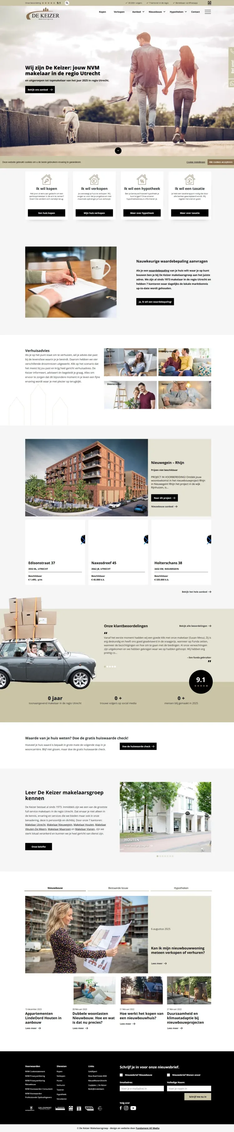 Online Woningbrochure for https://dekeizersmit.nl