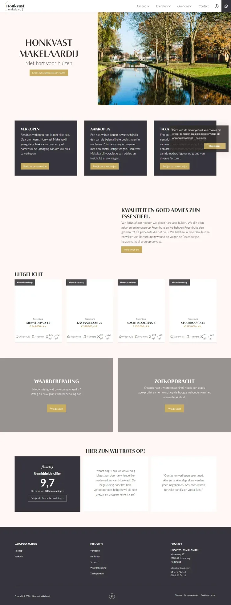 Online Woningbrochure pour https://honkvast.com