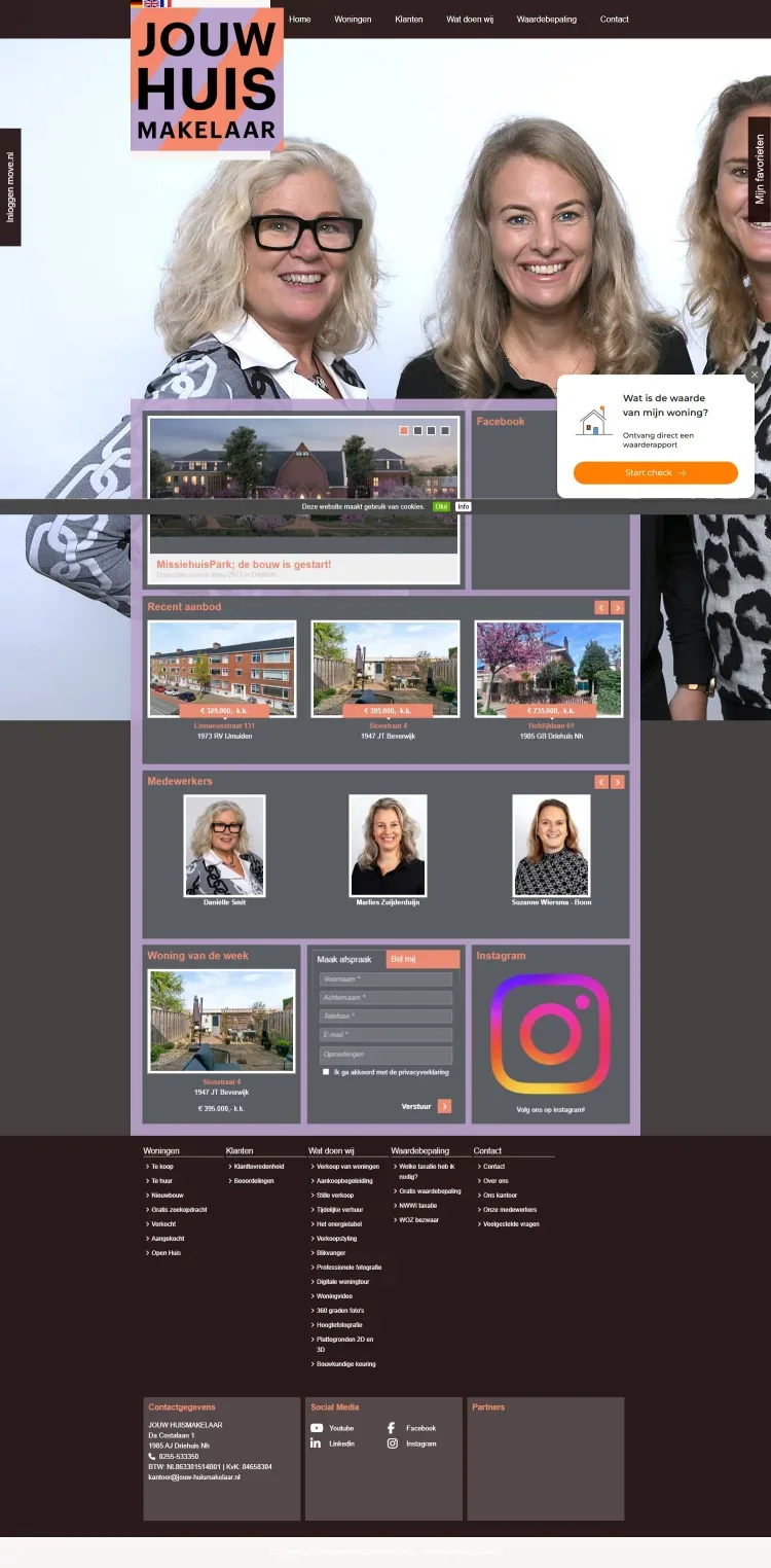 Online Woningbrochure pour https://jouw-huismakelaar.nl