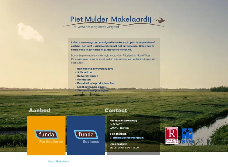 Online Woningbrochure voor https://pietmuldermakelaardij.nl