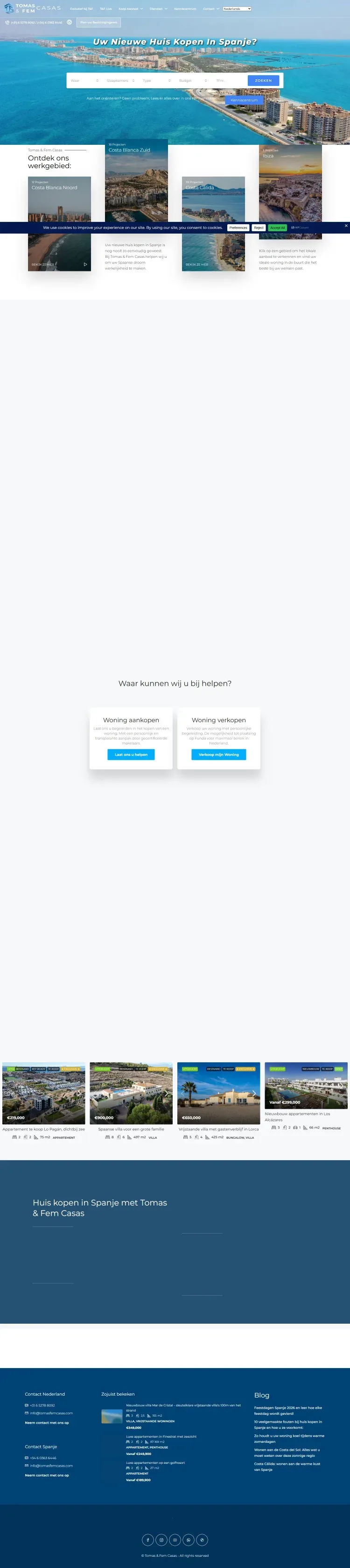 Online Woningbrochure voor https://tomasfemcasas.com
