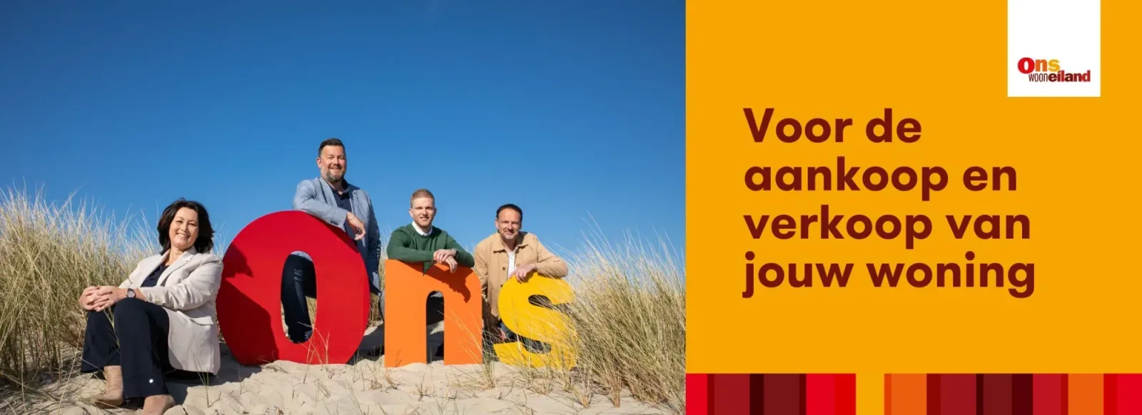 Team foto van Ons Wooneiland