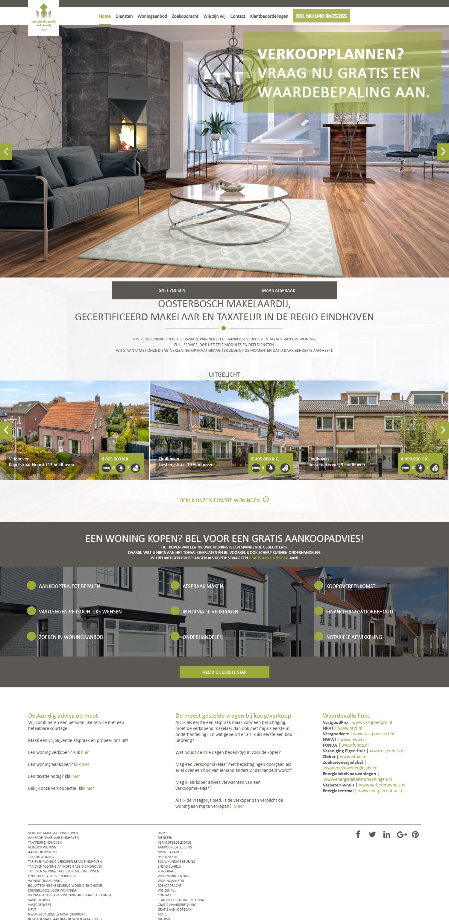 Screenshot der Website von www.oosterboschmakelaardij.nl