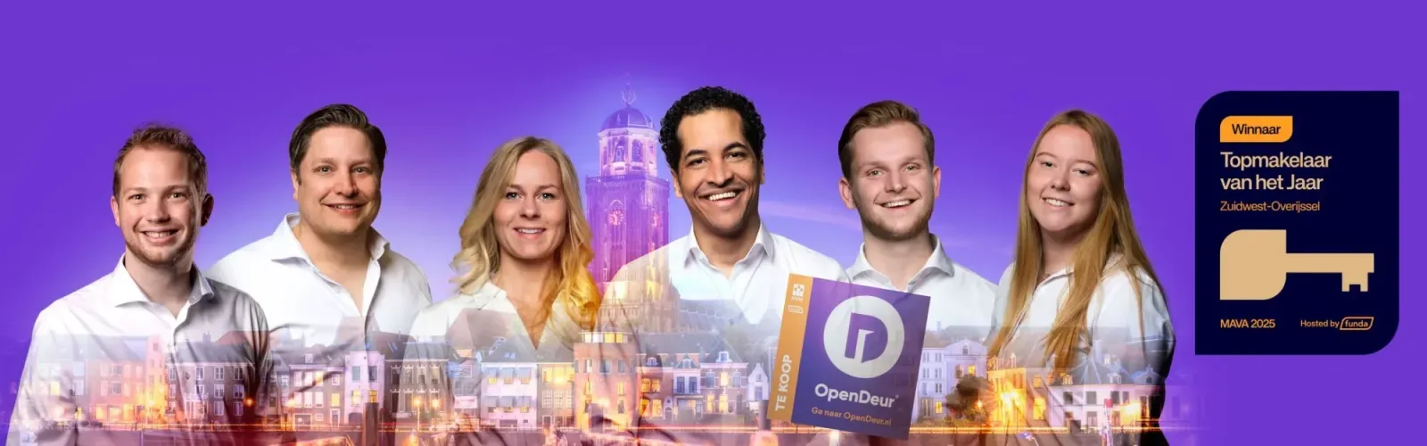 Team foto van OpenDeur Deventer | NVM makelaar