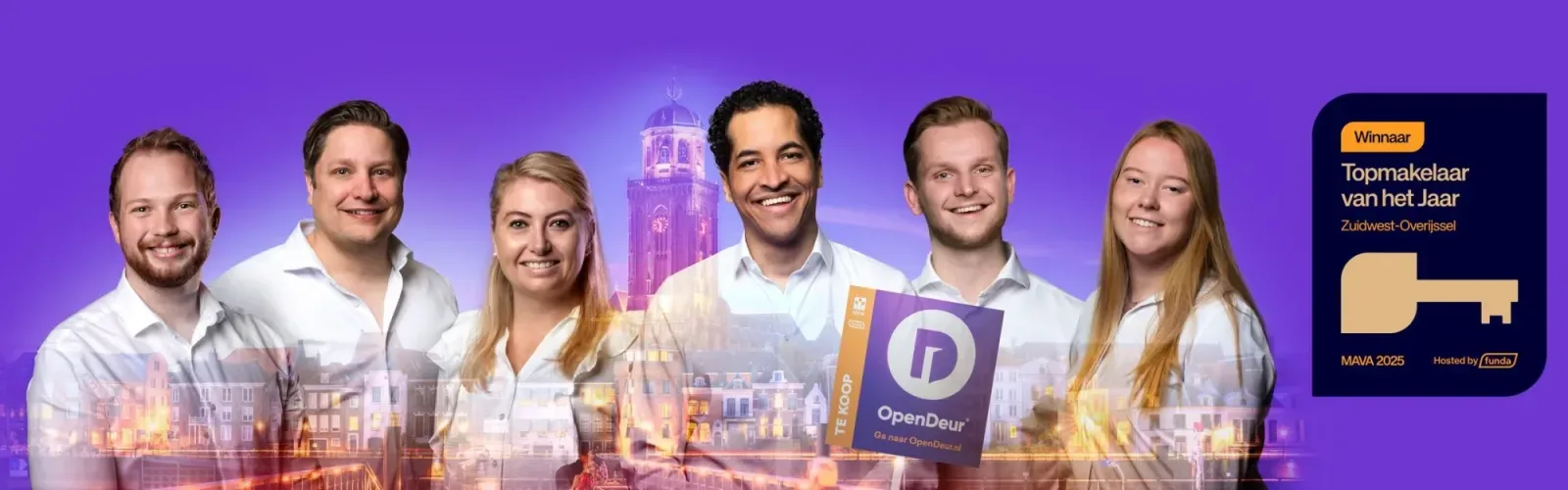 Team foto van OpenDeur Deventer | NVM makelaar