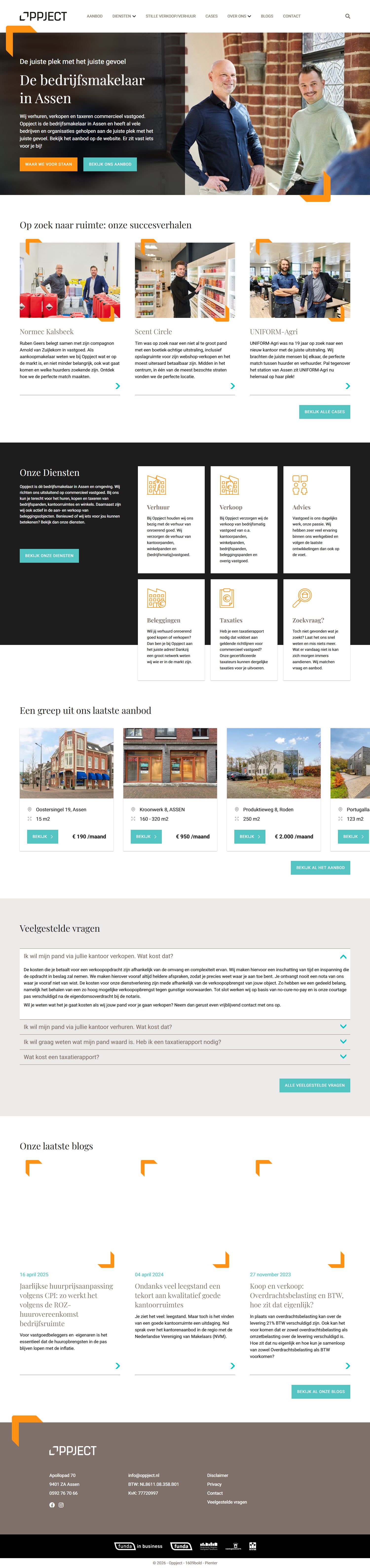 Kantoor foto van Oppject Bedrijfsmakelaars