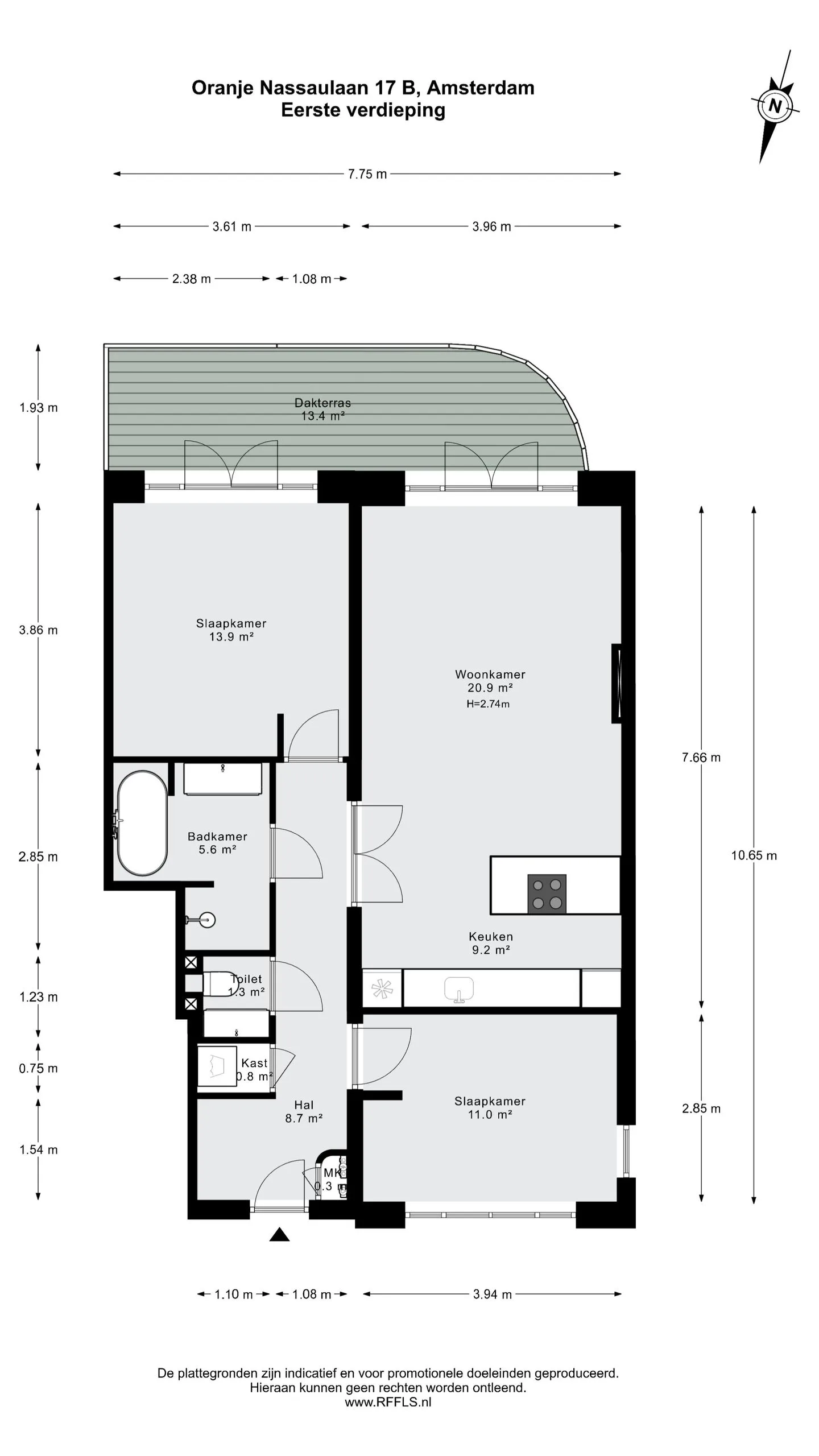 Oranje Nassaulaan 17 B Amsterdam thumbnail 16