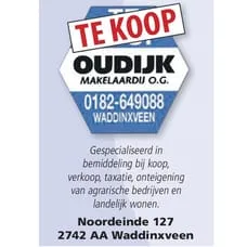 Logo of Oudijk Makelaardij B.V.