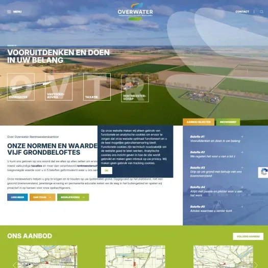 Capture d'écran du site web de www.ovtr.nl