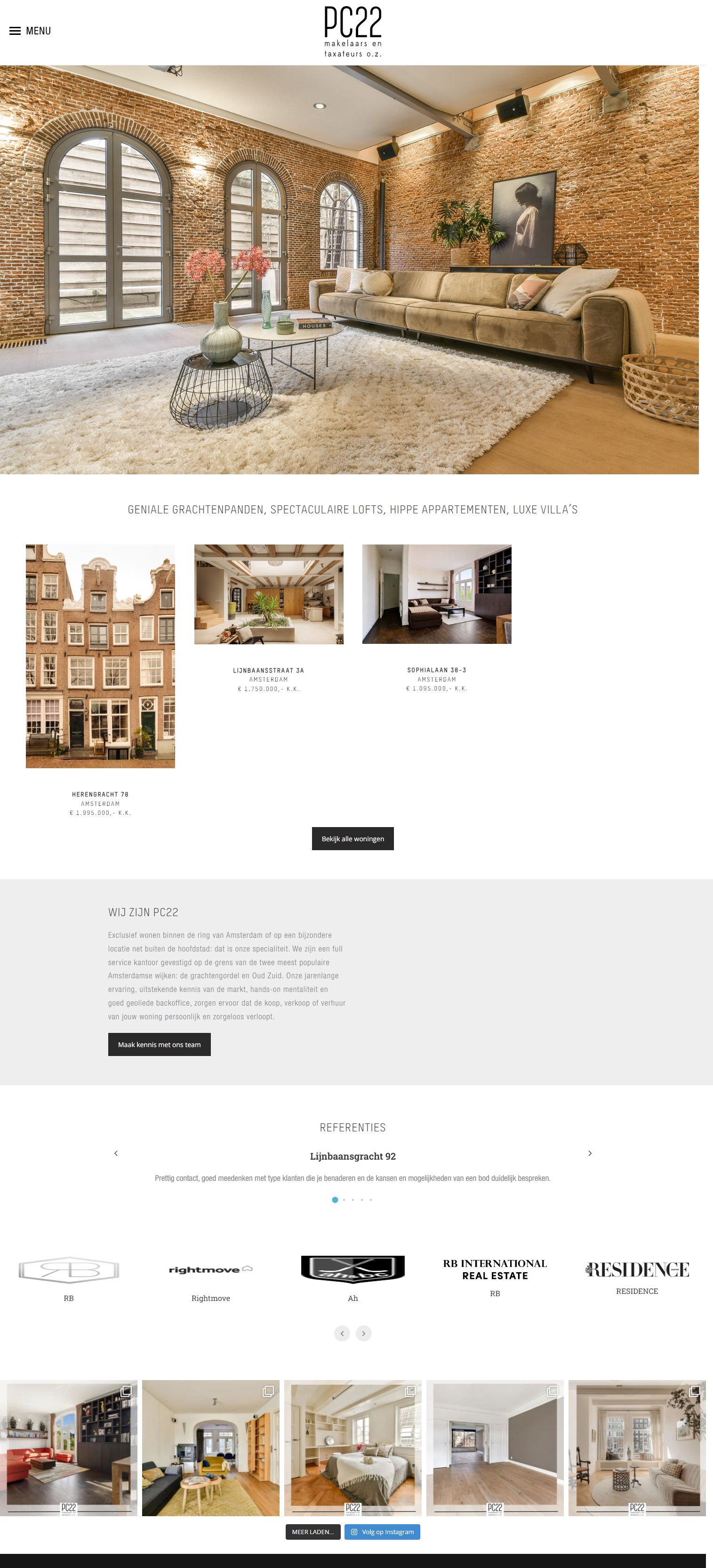 Photo d'équipe de PC22 makelaars o.z.