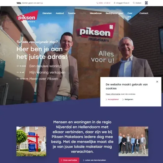 Screenshot of the website of www.piksen.com