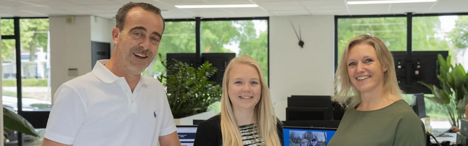 Team foto van Poldermakelaars & Leopardi