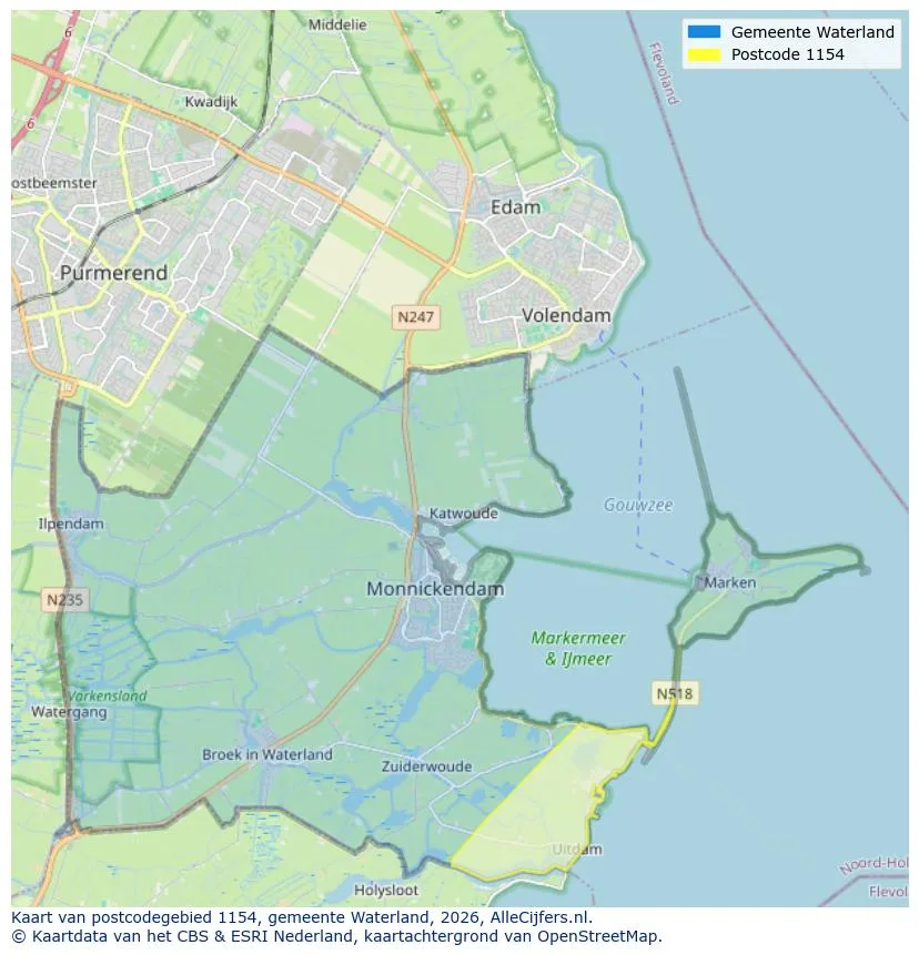 Carte postale pour 1154