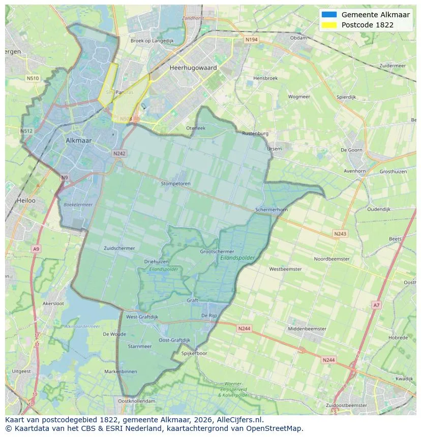 Carte postale pour 1822