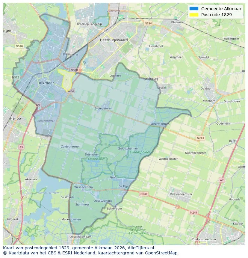 Carte postale pour 1829