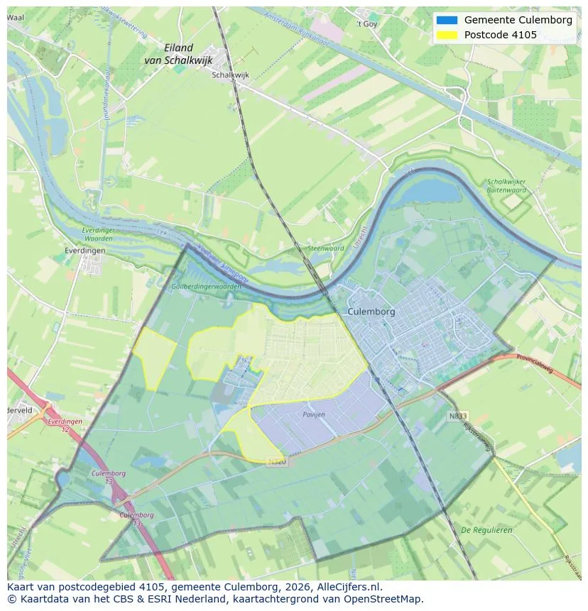 Carte postale pour 4105