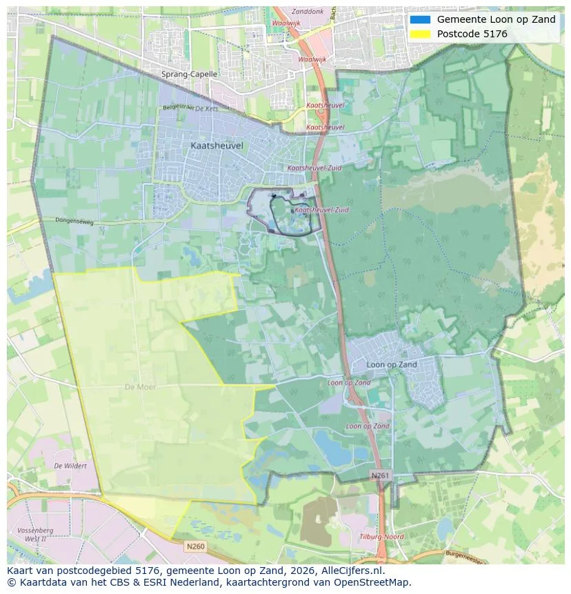 Postcode map for 5176