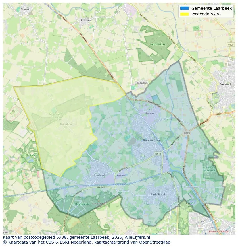 Carte postale pour 5738