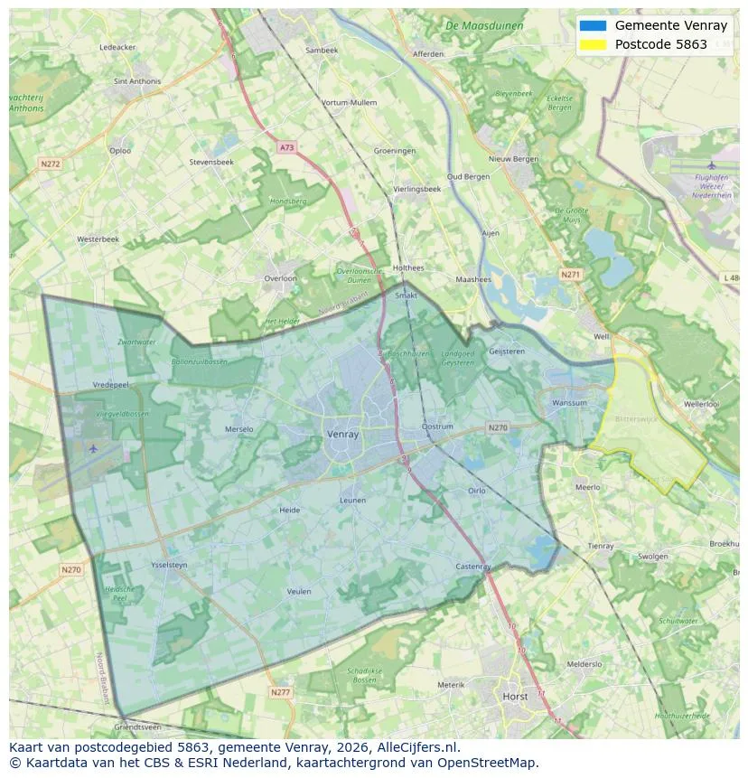Carte postale pour 5863