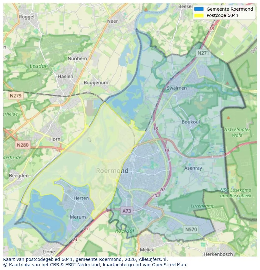 Carte postale pour 6041