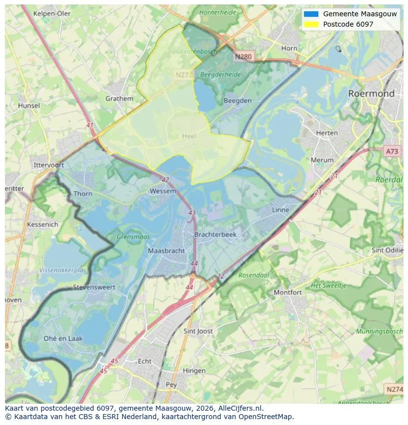 Carte postale pour 6097
