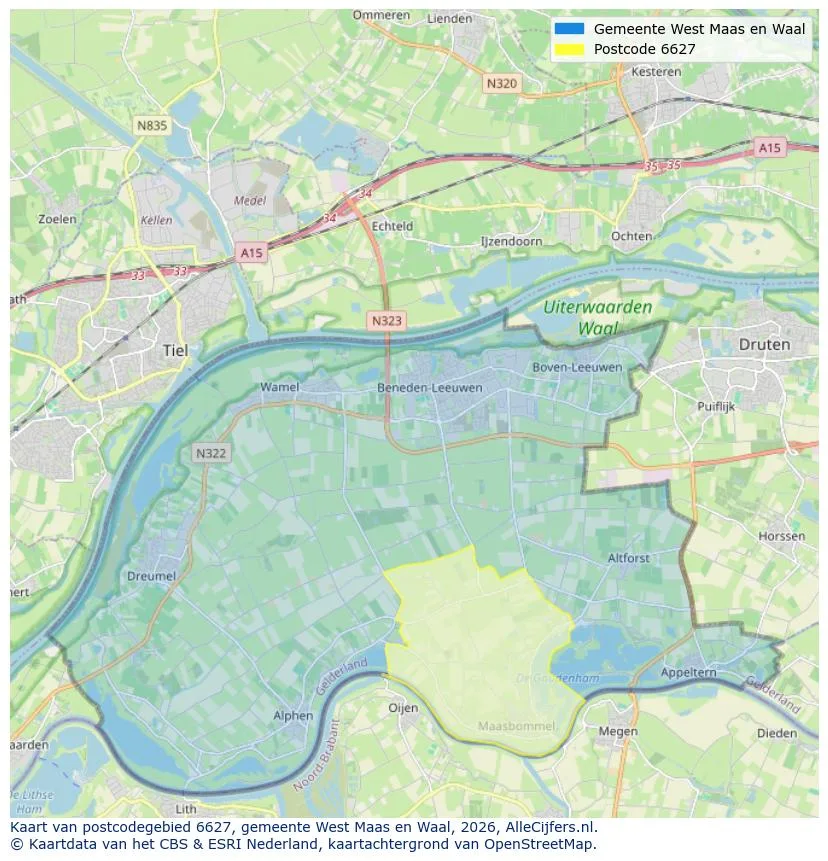Carte postale pour 6627