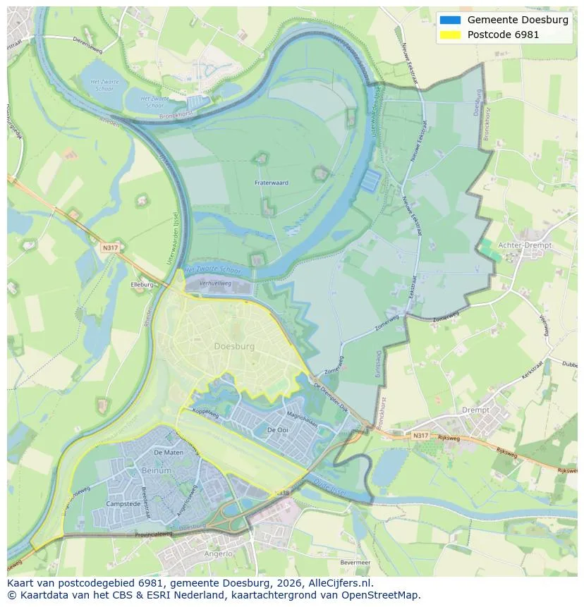 Carte postale pour 6981