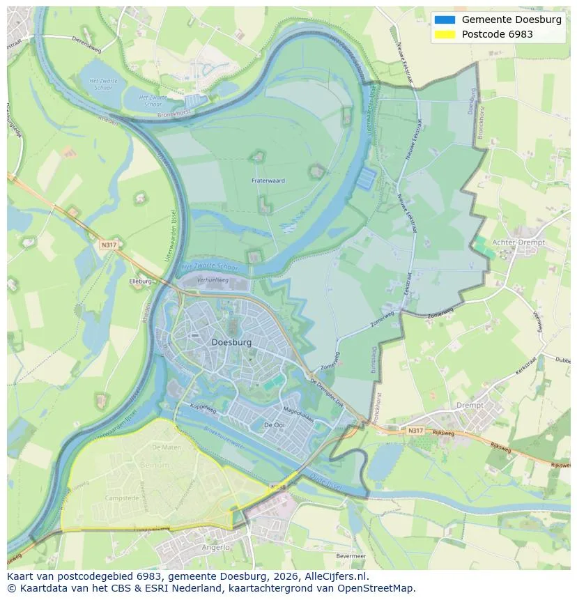 Carte postale pour 6983