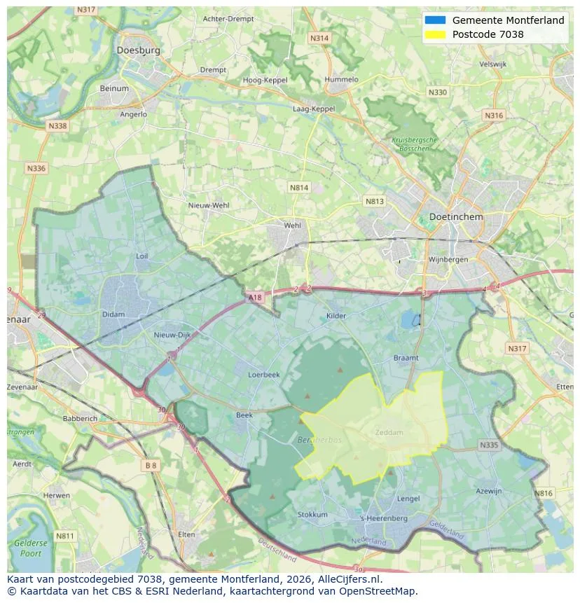 Carte postale pour 7038