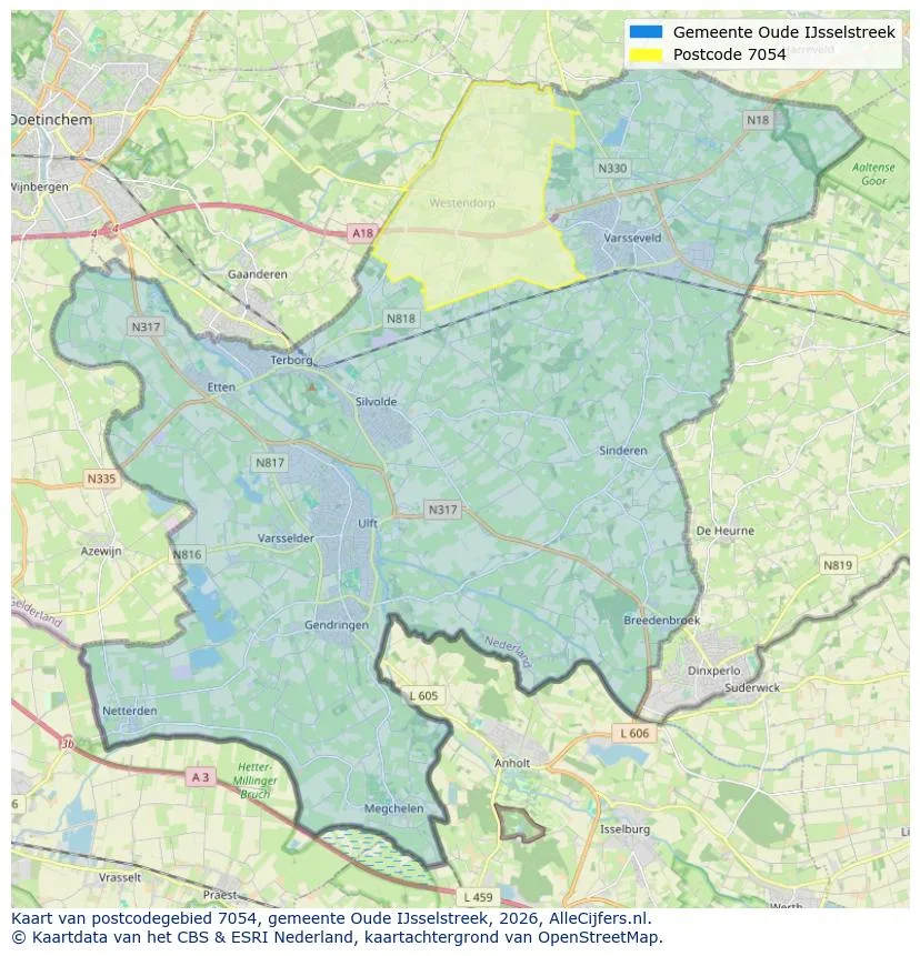 Carte postale pour 7054