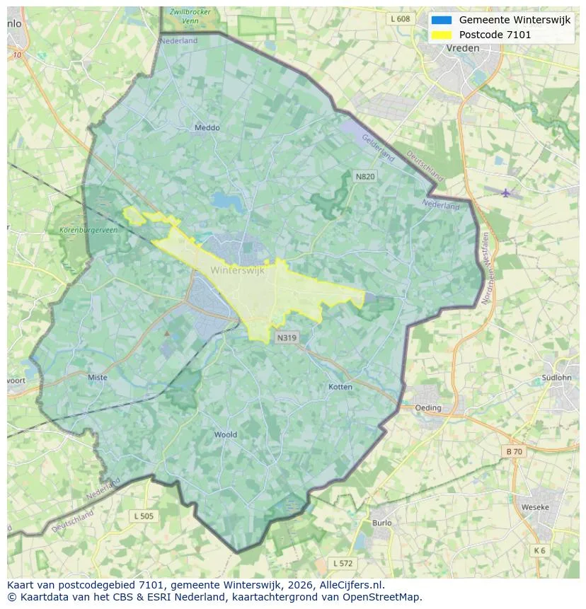 Carte postale pour 7101