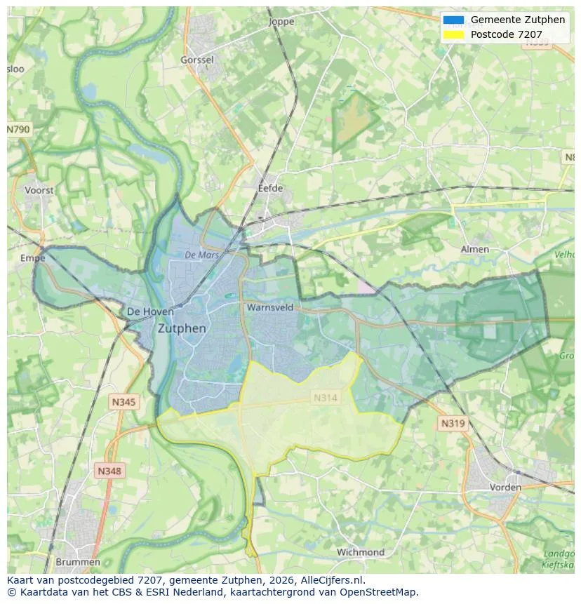 Carte postale pour 7207