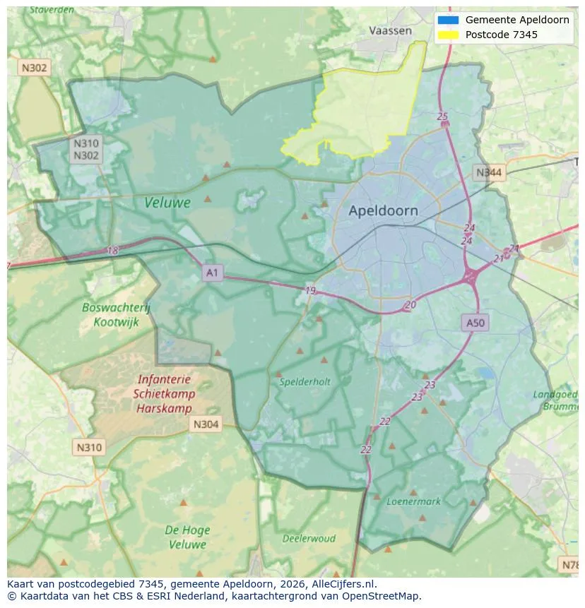 Carte postale pour 7345