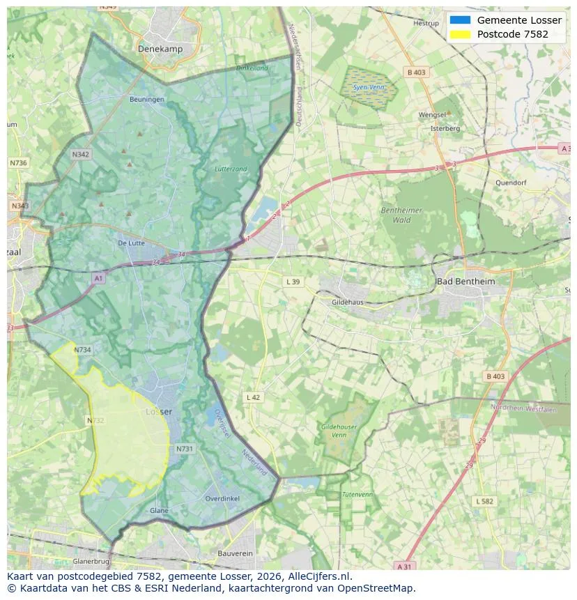 Carte postale pour 7582