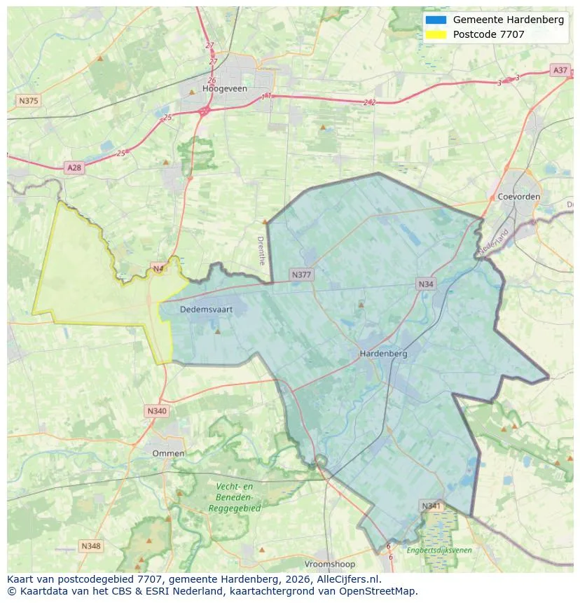 Carte postale pour 7707