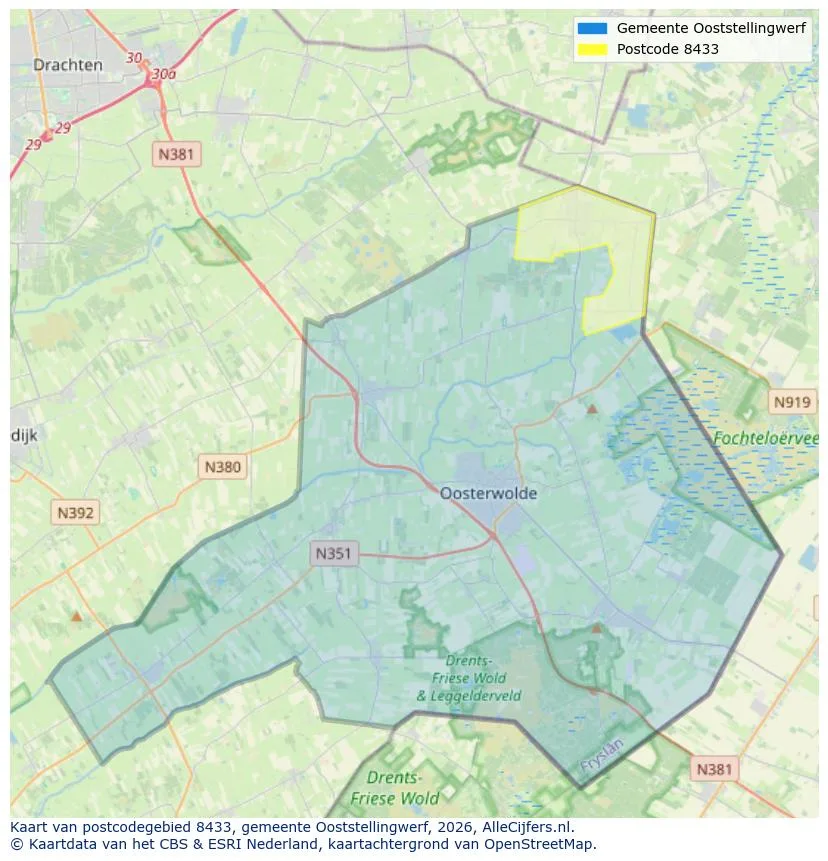 Carte postale pour 8433