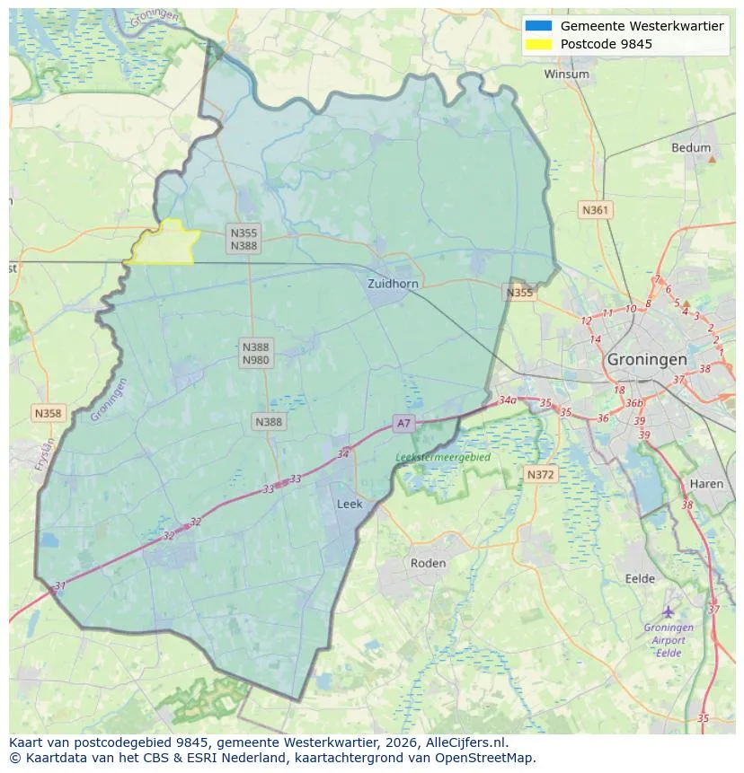 Carte postale pour 9845
