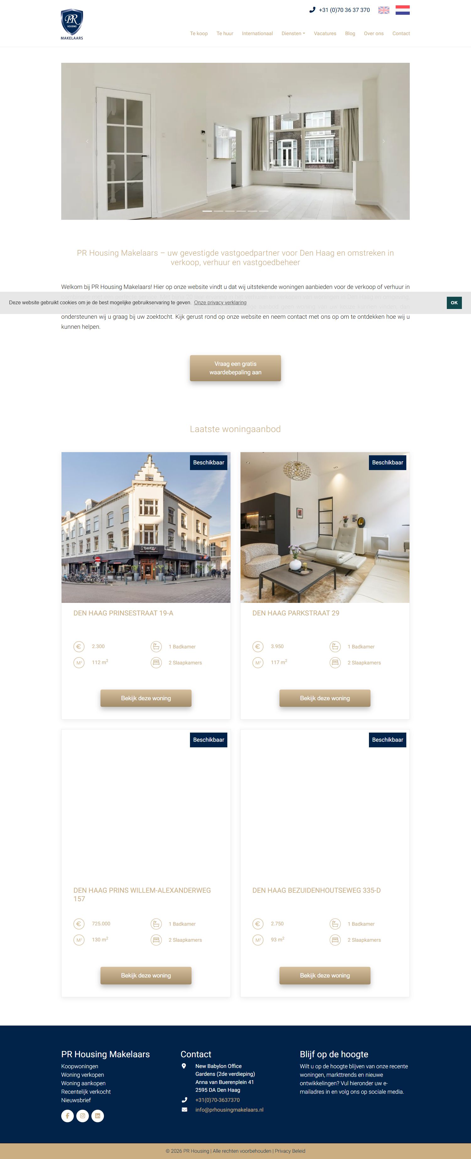 Team photo of PR Housing Makelaars