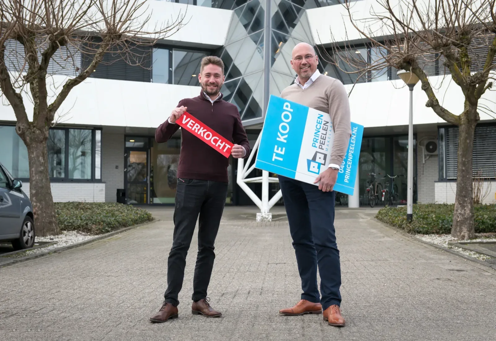 Team foto van Princen Peelen Makelaars