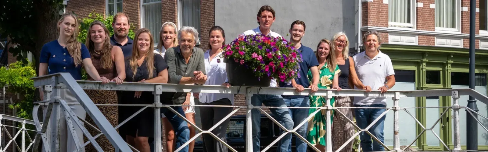 Team foto van PUUR* Makelaars Haarlem