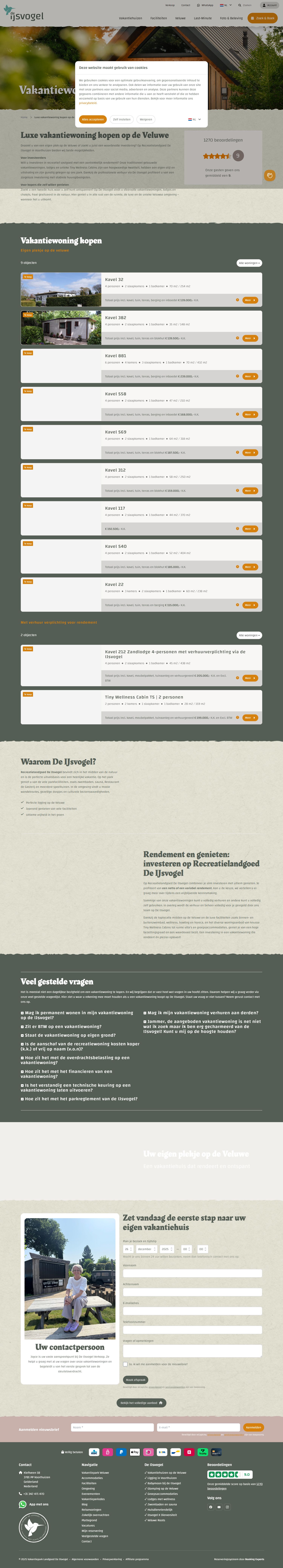 Photo of the office of Recreatiemakelaardij de IJsvogel