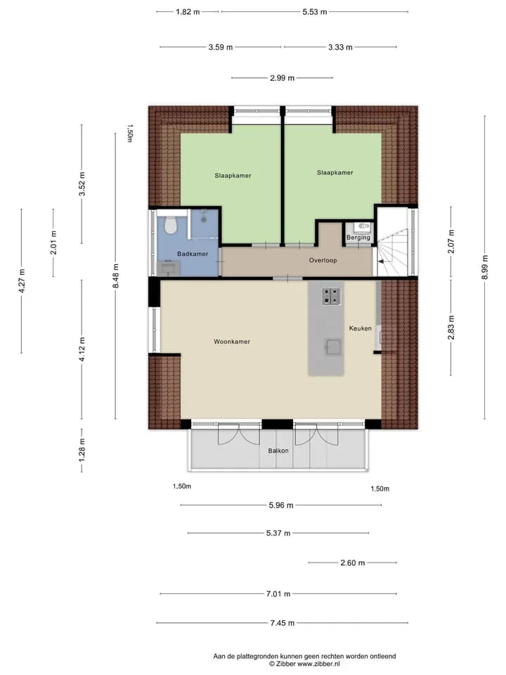 Rembrandtstraat 1 B 3 Delft thumbnail 32