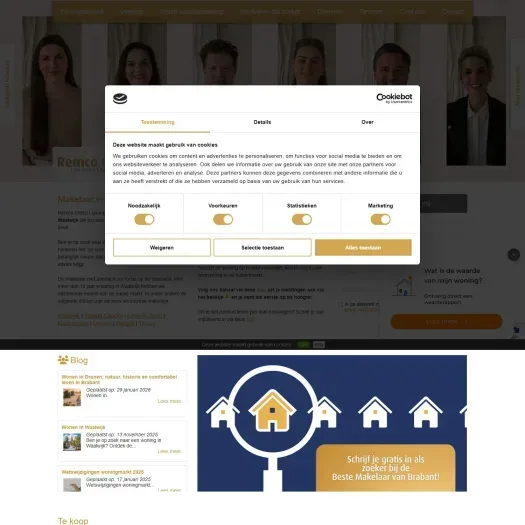 Screenshot van de website van www.olden.nl